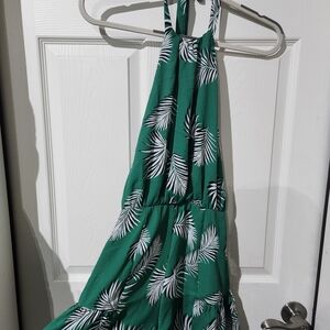 Tropical Green Kids One Piece